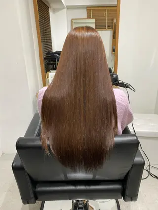 ロング カラー 銀座⚜️【脱白髪染め 美髪矯正】トグチのヘアスタイル