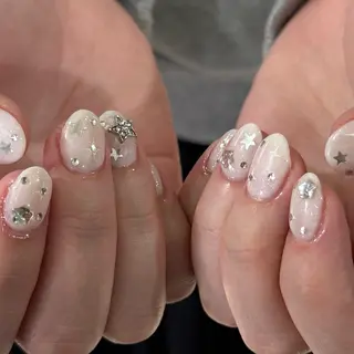 ミディアム 小川 柚香のネイルデザイン