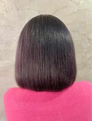 ミディアム カラー FUJINO RYOのヘアスタイル