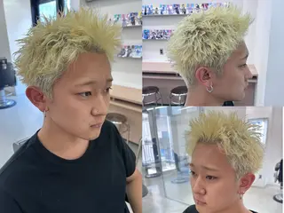 カラー 土岐 仁/メンズ専門 パーマ特化美容師🌀のヘアスタイル