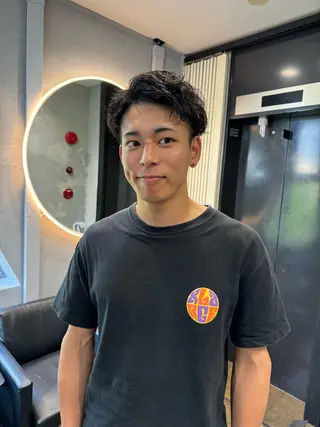 メンズ dao/ミルクティー /ブラウン/ブロンドのヘアスタイル