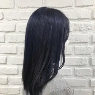 セミロング カラー 【暖色カラー特化】 中山由梨のヘアスタイル