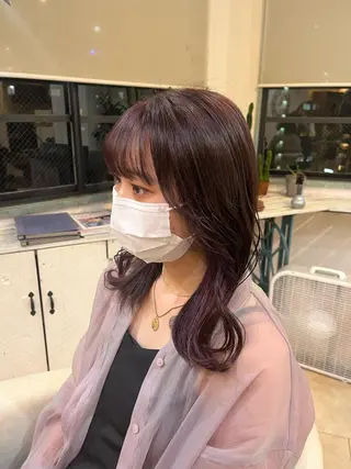 セミロング カラー 💛ハイトーン💛 りむのヘアスタイル