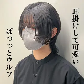 ショート 🐺立川のウルフ屋 さん🐺おかみ🐺のヘアスタイル