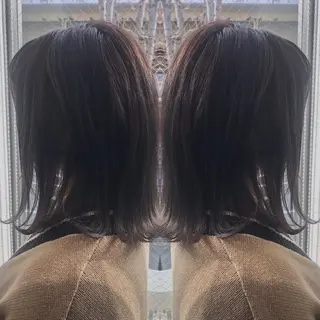 ミディアム カラー 柴田 祐輔のヘアスタイル