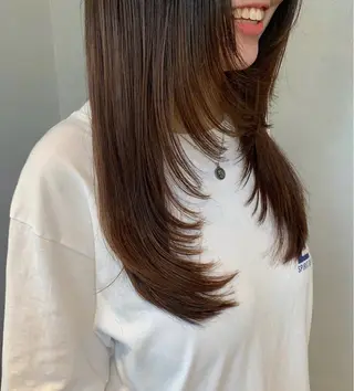 ロング 門野 優羽のヘアスタイル
