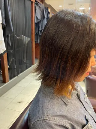 ショート こすげひろと カラー講師のヘアスタイル