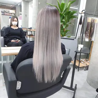 ロング カラー 艶髪✨ブリーチ職人 井手正康のヘアスタイル