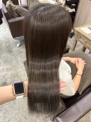 ロング カラー 韓国風🇰🇷 makoのヘアスタイル