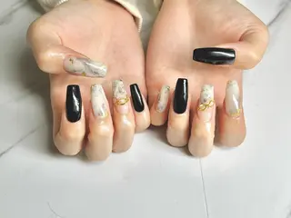 ロング ネイル ネイリスト シンのネイルデザイン