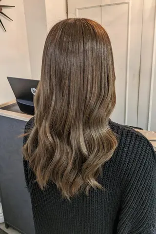 ロング ベージュ*Spica 【ミルクティー】のヘアスタイル