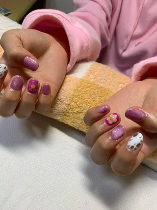 ネイル rukianail 新里のネイルデザイン