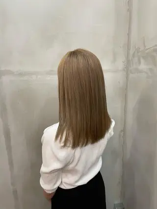 カラー 益 佑夏のヘアスタイル