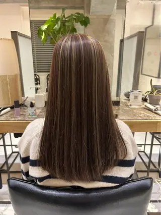 ロング 艶ブリーチ/カット kurumi🌼のヘアスタイル
