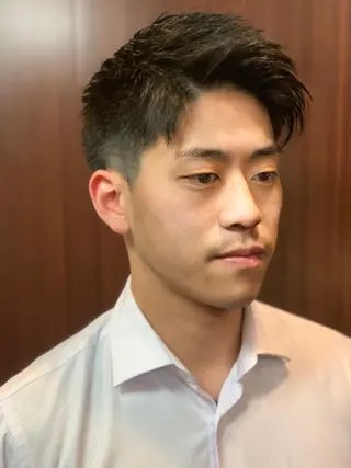 ショート メンズ HIRO GINZA barber shop福岡本店所属・ヤマダ リョウトのヘアスタイル