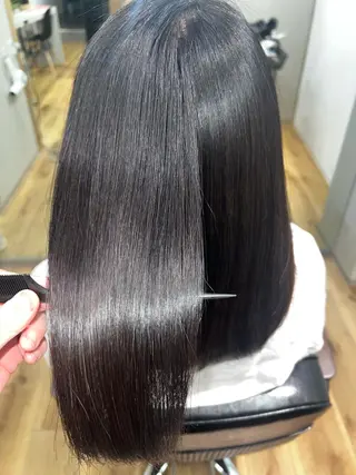 セミロング 松下 茉由のヘアスタイル