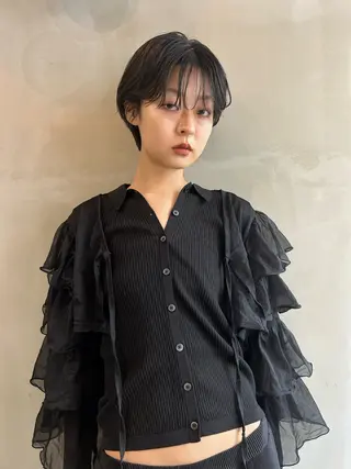 ショート ショート/ボブ専門 宮脇美奈/南船場のヘアスタイル