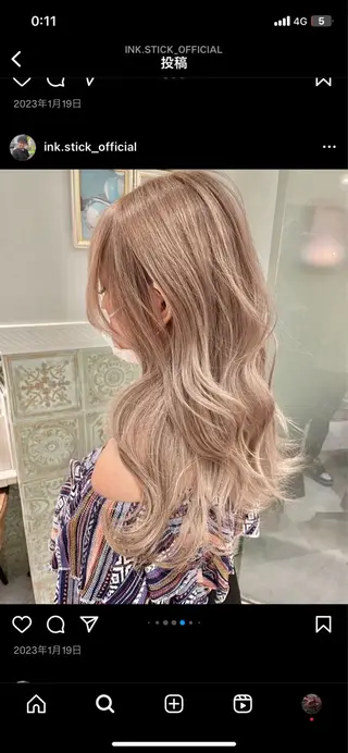 ロング カラー Yuto 複雑履歴 /ブリーチ/エクステのヘアスタイル