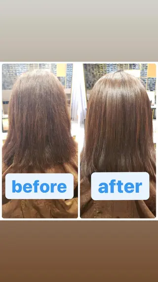 ミディアム 中谷 明日香のヘアスタイル