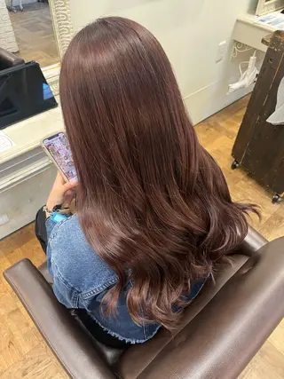 ロング 柴原 佑果のヘアスタイル