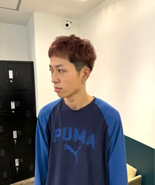 ショート カラー 聖斗 /ハイトーン/パーマのヘアスタイル