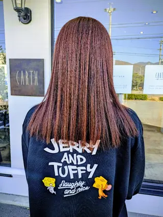 ロング 山田 愛/川中島/縮毛矯正のヘアスタイル