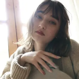 ミディアム はらだ ともこ☺︎のヘアスタイル