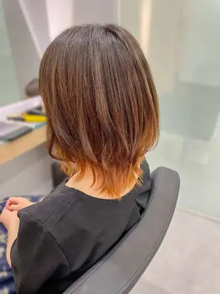ミディアム カラー 中西 将🌈"たすく"のヘアスタイル