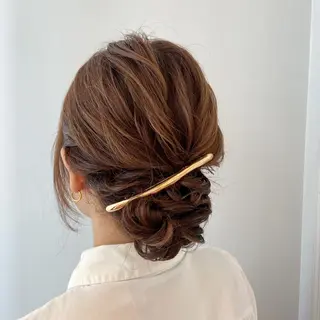 セミロング ヘアアレンジ 🫧 nanaco🫧のヘアスタイル