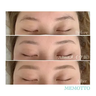 アイブロウ MEMOTTO CHIHIROのマツエク・マツパデザイン