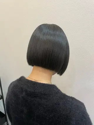 ショート カラー ボブ/髪質改善/ soiナカジママドリのヘアスタイル