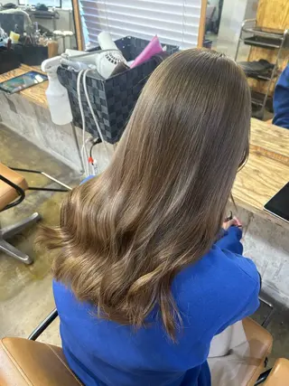 セミロング オオニシ オト☁️のヘアスタイル