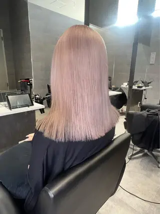 セミロング saho .のヘアスタイル