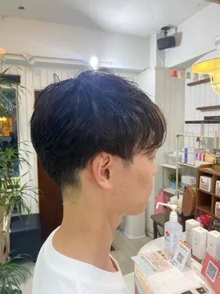 ショート メンズ 🩶西 雪乃/透明感 くすみカラー🫧のヘアスタイル