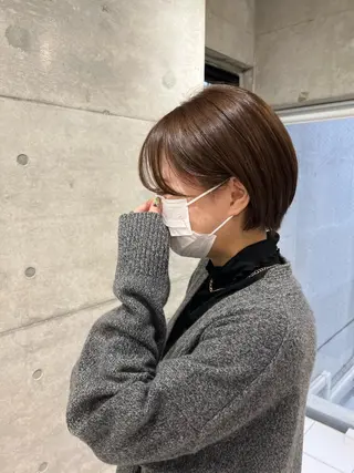 ショート カラー 🎀ハイトーン/レイ ヤー/Reina🎀のヘアスタイル