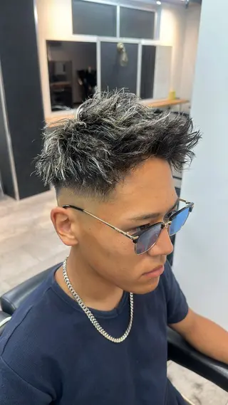 ショート メンズ 池田隼也 メンズ/パーマのヘアスタイル