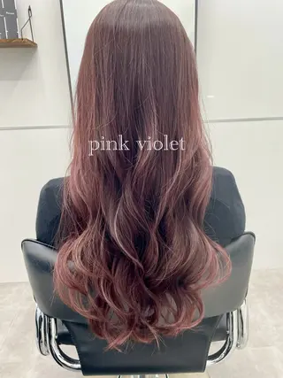 セミロング カラー 💗艶×髪改善カラー 特化💗AYAKIのヘアスタイル