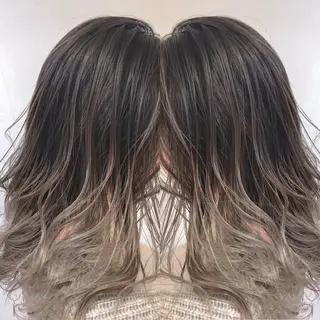 セミロング カラー ヘアメディカルサロン銀座premium所属・✨髪質改善✨三橋 正隆のヘアスタイル