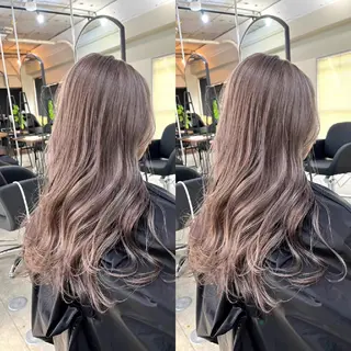 セミロング 髪質カラー特化 akiのヘアスタイル
