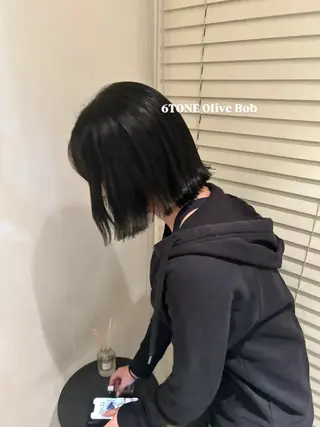 ショート カラー 透明感color 🫧ruko🌿銀座のヘアスタイル