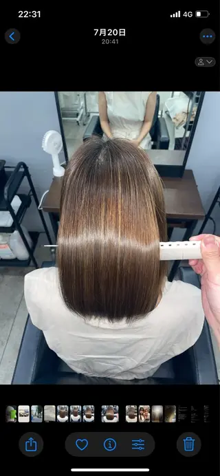 ロング 艶髪／トリートメント ⭐️KIRARI⭐️のヘアスタイル