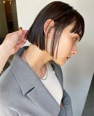 ショート 心斎橋ハイトーン/ カノンのヘアスタイル
