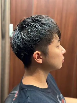 ショート メンズ 小松 美雄のヘアスタイル