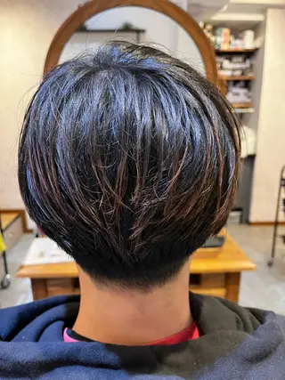 ショート メンズ Hair relaxation drop大森所属・佐藤槙哉 サトウシンヤのヘアスタイル