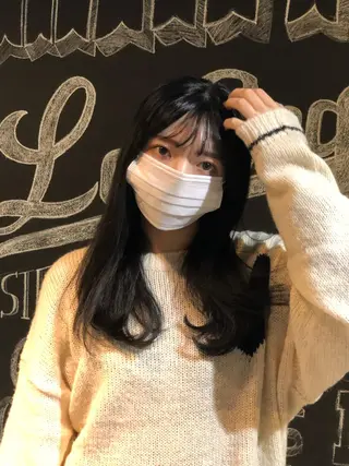 ロング the OSCAR所属・韓国ヘアスタイリスト Harukaのヘアスタイル