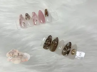 ミディアム Bonheur 【ボヌール】のネイルデザイン