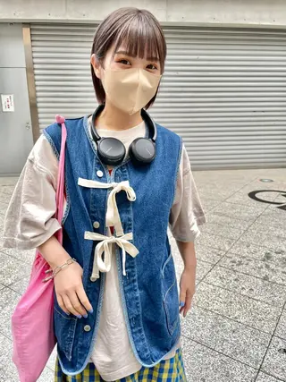 ショート カラー 👩🏻ボブ/ 髪質改善ダブルカラーのヘアスタイル