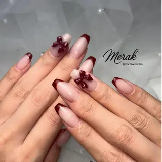 ネイル merak 難波 Kurobuchiのネイルデザイン