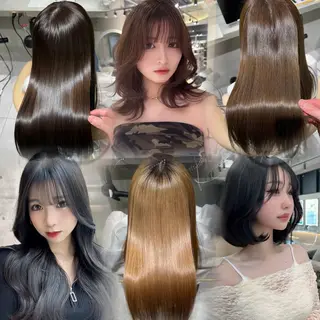 ロング ひな🫧ハイトーン ×ボブ🫧のヘアスタイル