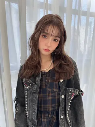 ロング カラー ANGELICA 近鉄奈良店のヘアスタイル